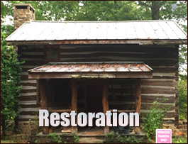 Historic Log Cabin Restoration  Etlan, Virginia